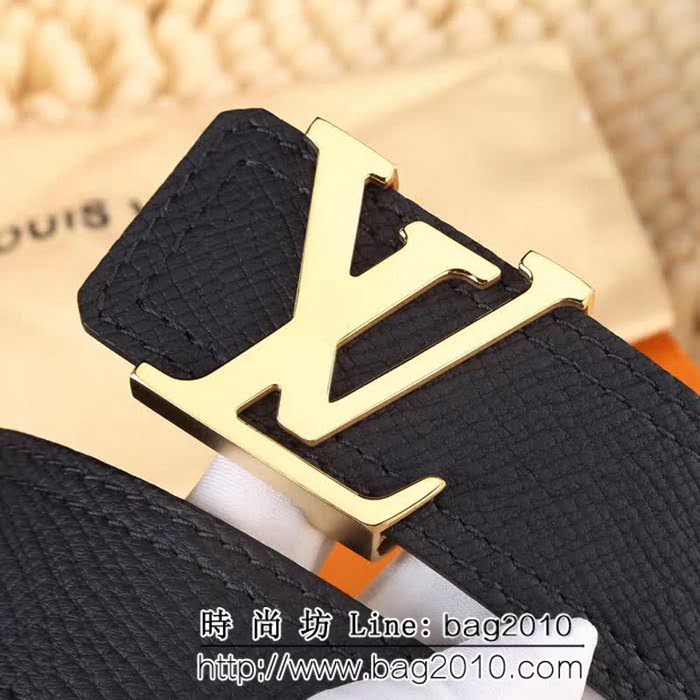 路易威登LV 新版Utah皮革 LV Initiales搭扣 男士皮帶 LHG1588